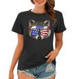 Patriotic Raccoon Women's T-Shirt | July 4th Trash Panda Style