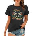 Raccoon Retro Women's T-Shirt - Live Fast, Eat Trash Theme