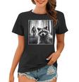 Raccoon & Sasquatch Selfie Women's T-Shirt | Fun Animal Design
