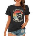 Raccoon Vintage Women's T-Shirt - Embrace It | Retro Charm
