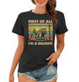 Retro Angry Raccoon Delight - Women's Animal T-Shirt