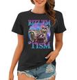 Retro Raccoon Meme Women's T-Shirt - Fun & Quirky Style