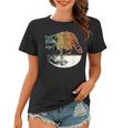 Retro Trashpanda On The Half Moon Vintage Raccoon Women's T-Shirt