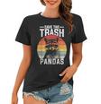 Save The Trash Pandas Raccoon Women's T-Shirt - Vintage Retro Style