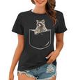 Women's Pocket Raccoon T-Shirt | Cute Animal Graphic Tee