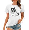 Raccoon Women's T-Shirt - Moonlit Trash Panda Design - Nature Inspired
