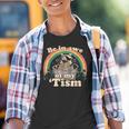 Autism Awareness Youth T-Shirt - Be In Awe Raccoon Graphic