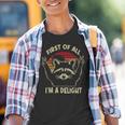 Delightful Sarcastic Raccoon Lover Youth T-Shirt | Fun Graphic