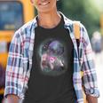 Ferret Moon Howl Youth T-Shirt | Unique Animal Graphic Tee