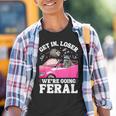 Get In Loser Racoon Opossum Meme Youth T-Shirt | Funny Graphic Tee