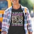I'm Not Part Of The Problem Raccoon Meme Bootleg Graphic Youth T-Shirt
