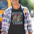 Raccoon Autism Awareness Youth T-Shirt - Fun & Inclusive Design