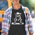 Raccoon Cowboy Graphic T-Shirt - Adult & Kids | Western Style Tee