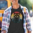 Raccoon Graphic Youth T-Shirt - Cute Animal Design