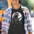 Raccoon Guitarist Youth T-Shirt - Musical Moonlight Fun