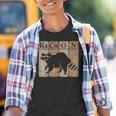 Raccoon Lover Graphic Youth T-Shirt - Chemistry Periodic Theme