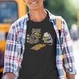 Raccoon Opossum Pizza Party Unisex T-Shirt | Fun Animal Graphic Tee