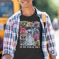 Raccoon Team Graphic Youth T-Shirt – Feral Meme Fun