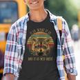 Raccoon Trash Panda Kids T-Shirt | Fun Cartoon Graphic Design