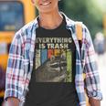 Retro Raccoon Lover Youth T-Shirt - Everything Is Trash Camping