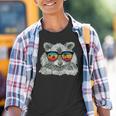 Retro Raccoon Sunglasses Tee for Animal Lovers | Youth T-Shirt