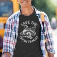Save The Trash Pandas Raccoon Animal Lover Graphic Youth T-Shirt