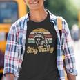 Stay Trashy Opossum & Raccoon Meme Youth T-Shirt | Funny Animal Graphic