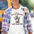 Funny Raccoon Graphic Youth T-Shirt - Quirky Style for Kids