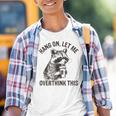 Raccoon Sarcastic Youth T-Shirt - Humorous Graphic for Teens