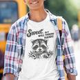 Raccoon Sarcastic Youth T-Shirt - Sweet & Feisty Graphic Tee