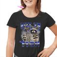 Autism Awareness Youth T-Shirt - Cool Raccoon Meme Design