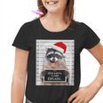 Dear Santa Youth T-Shirt - Festive Raccoon Christmas Graphic