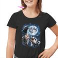 Funny Youth T-Shirt - Opossum, Raccoon & Skunk Moon Trio