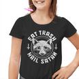 Gothic Raccoon Graphic Youth T-Shirt - Edgy Design