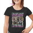 I'm Not Part Of The Problem Raccoon Meme Bootleg Graphic Youth T-Shirt