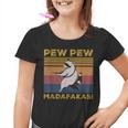 Pew Pew Madafakas Youth T-Shirt - Vintage Raccoon Graphic Tee