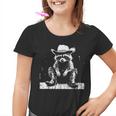 Raccoon Cowboy Western Unisex T-Shirt - Fun Graphic for Adults & Kids