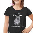 Raccoon Love Graphic Youth T-Shirt - Cute Lover's Gift