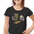 Raccoon Opossum Pizza Party Unisex T-Shirt | Fun Animal Graphic Tee
