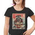 Raccoon Ramen Anime Youth T-Shirt - Quirky Japanese Design
