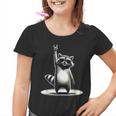 Retro Raccoon Rock Music Men Kids Women Raccoon Graphic Youth T-Shirt