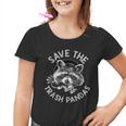 Save The Trash Pandas Raccoon Animal Lover Graphic Youth T-Shirt