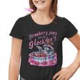 Strawberry Jams Raccoon Youth T-Shirt - Fun Graphic Tee