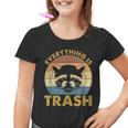 Vintage Raccoon Lovers Youth T-Shirt - Playful Graphic Tee