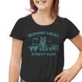Youth Graphic T-Shirt | Vintage Street Cat Fun - Raccoon & Opossum Theme
