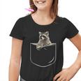 Youth Graphic Tee - Raccoon Pocket Print | Fun Animal Shirt