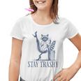 Raccoon Halloween Youth T-Shirt - Stay Trashy Graphic Tee