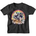 Adopt Street Animals Youth T-Shirt | Vintage Raccoon & Skunk