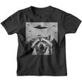 Alien Raccoon UFO Graphic Tee for Families | Fun Unisex T-Shirt