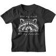 Cute Raccoon Youth T-Shirt - Playful Eco Message | Fun Graphic Tee